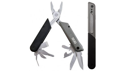 купите Мультитул SOG Baton Q3 / ID1021 (пассатижи, клинок, стамеска, открывашки, напильник, отвертки, шило) в Ставрополе