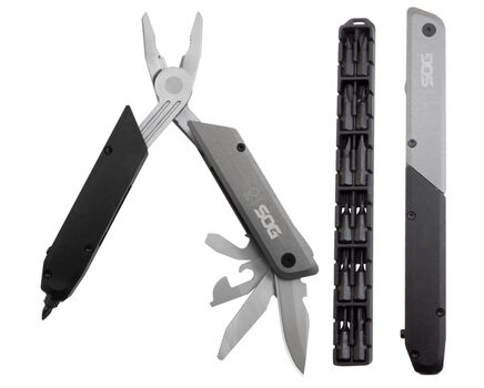 Купите мультитул SOG Baton Q4 ID1031 (пассатижи, открывашки, напильник, клинок, бит-драйвер) в Ставрополе в нашем интернет-магазине
