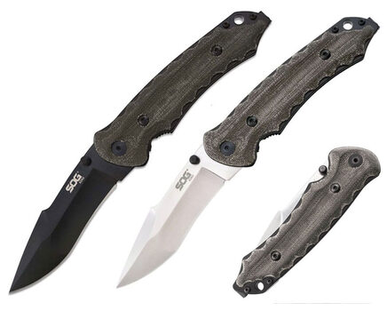Купите складной нож SOG Kiku Folder Small Satin и Black (KU1001 - KU1002) в Ставрополе в нашем интернет-магазине