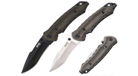 купите Нож складной SOG Kiku Folder Small Satin и Black / KU1001 - KU1002 в Ставрополе