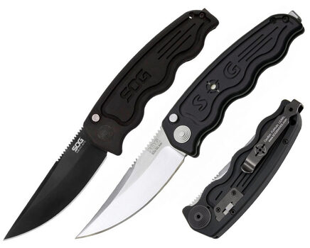 Купите автоматический нож SOG TAC Automatic Satin и Black TiNi (ST01 - ST02) в Ставрополе в нашем интернет-магазине