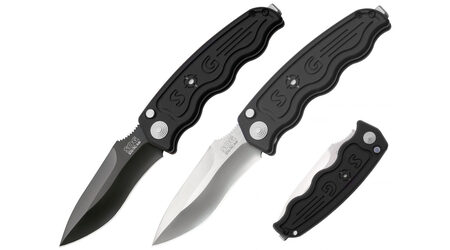 купите Нож автоматический SOG TAC Auto Tactical Drop Point Satin и TiNi Black / ST05 - ST06 в Ставрополе