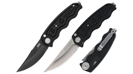 купите Нож автоматический SOG-TAC Mini Auto Satin и Black TiNi / ST10 - ST11 в Ставрополе