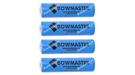 купите Литий-ионный аккумулятор с защитой BowMaster 18650 2200 mAh (4 шт.) в Ставрополе