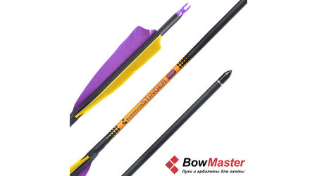 купите Стрела для лука Bowmaster Stinger натуральное оперение 5'' Shield (Боумастер Стингер) в Ставрополе