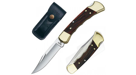 купите Нож складной Buck 110 Folding Hunter с выемками под пальцы 420HC / 0110BRSFG в Ставрополе