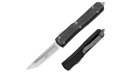 купите Автоматический выкидной нож Microtech Ultratech Tanto Contoured Chassis Carbon Fiber / 123-4CF в Ставрополе
