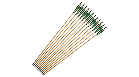 купите Стрела для лука деревянная 8 мм с натуральным оперением 4 дюйма в Ставрополе