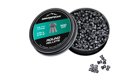 купите Свинцовые пульки для пневматики SnowPeak Round калибр 4.5 мм в Ставрополе