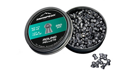 купите Свинцовые пульки для пневматики SnowPeak Round калибр 5.5 мм в Ставрополе