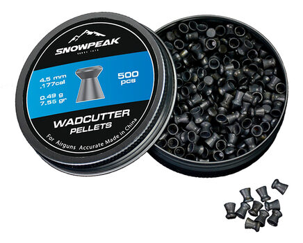 Купите cвинцовые пульки для пневматики SnowPeak WadCutter калибр 4.5 мм в Ставрополе в нашем магазине