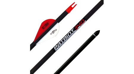 купите Карбоновая стрела для лука Bowmaster Patriot 340, оперение 2'' Blazer в Ставрополе