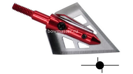 купите Наконечник охотничий TP239 фиксированный, 100 гран, 2+2 лезвия (3 шт.) в Ставрополе