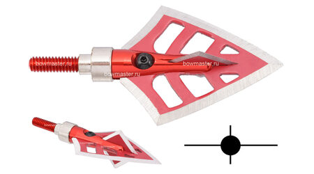 купите Наконечники охотничьи TP241 фиксированные, 100 гран, 2+2 лезвия в Ставрополе