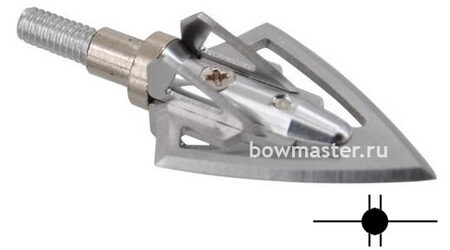 купите Наконечники охотничьи TP235 фиксированные, 100 гран, 6 лезвий (3 шт.) в Ставрополе