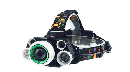 купите Светодиодный налобный фонарь UltraFire HL-8220-5 (Cree XML T6 + 4 XPE) 2300 люмен в Ставрополе