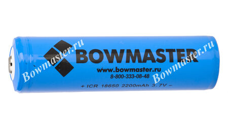 купите Литий-ионный аккумулятор с зарядкой BowMaster 18650 2400 mAh в Ставрополе