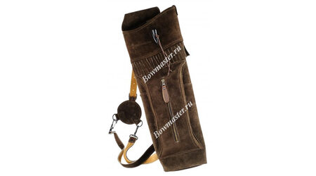 купите Колчан для стрел заплечный темно-коричневый Deluxe в Ставрополе