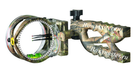 купите Прицел для блочного лука Trophy Ridge Cypher 3 camo (3 пин., уровень, подсветка) в Ставрополе