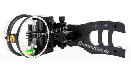 купите Прицел для блочного лука Trophy Ridge - Hit Man 5 micro 0.019  (микрорегулировки, подсветка) в Ставрополе
