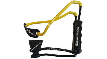 купите Рогатка для детей Man-Kung MK-T1 (черная рукоять, желтая тетива, кистевой упор) в Ставрополе