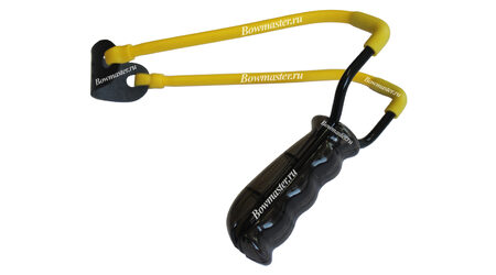 купите Рогатка детская Man-Kung MK-T5 (черная рукоять, желтая тетива) в Ставрополе
