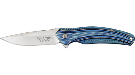 купите Нож складной Columbia River Ripple Blue Stainless Handle IKBS® Flipper - CR/K405BXP в Ставрополе